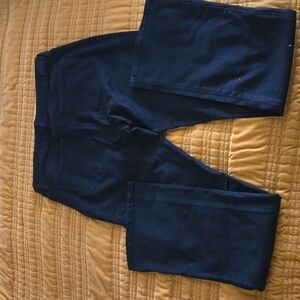 PAIGE Black Denim Manhattan Bootcut Size 31